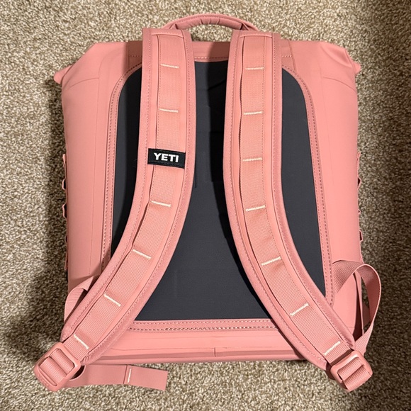 Like new YETI Hopper M12 Backpack Soft Cooler; Sandstone Pink - Picture 2 of 2